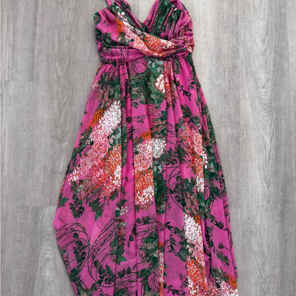 Floral Pinko Maxi Dress